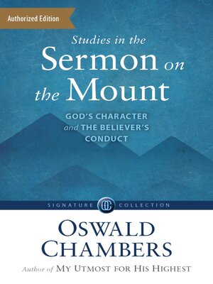 cover image of Studies in the Sermon on the Mount